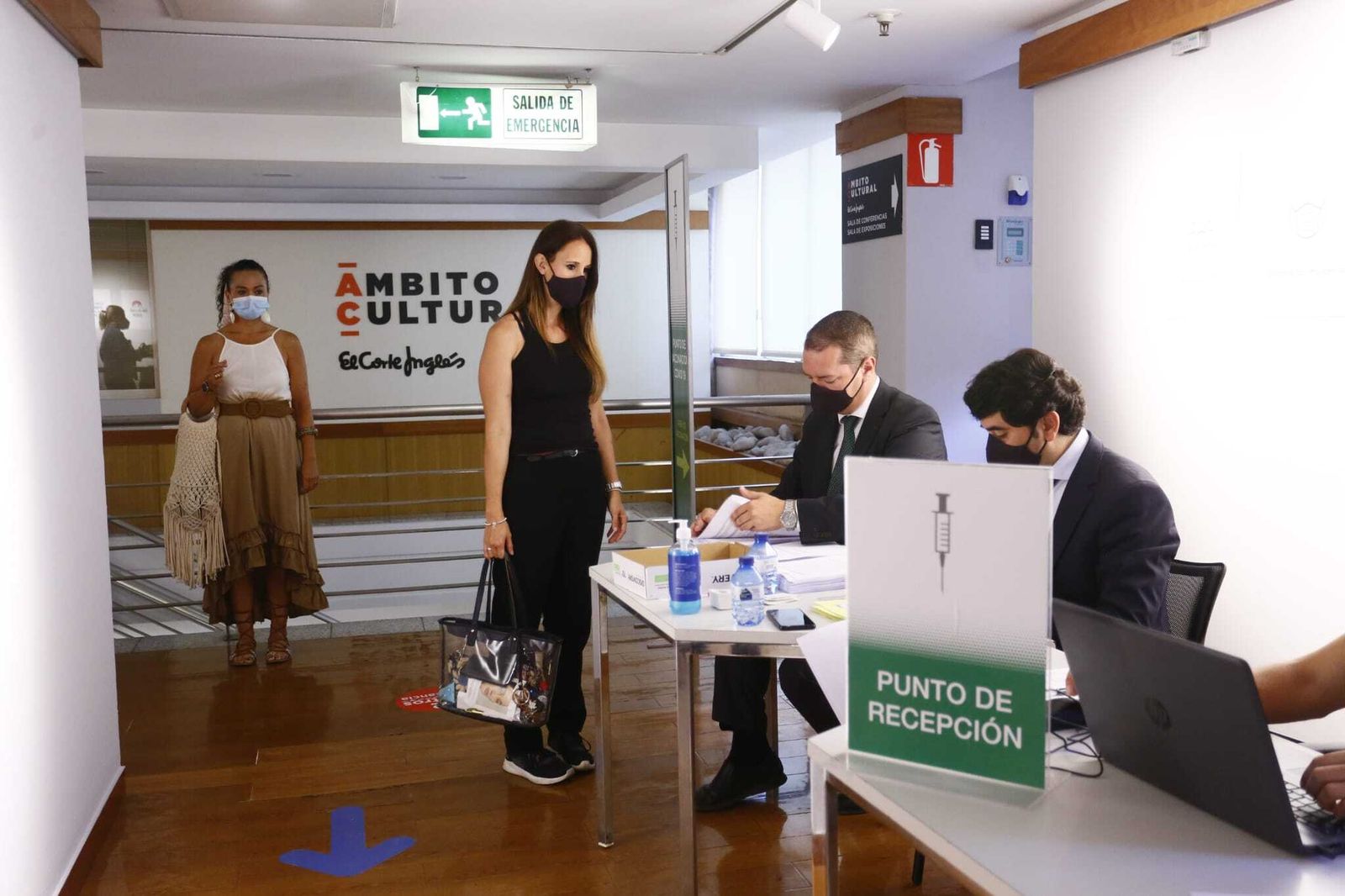 Vacunación en El Corte Inglés en Málaga