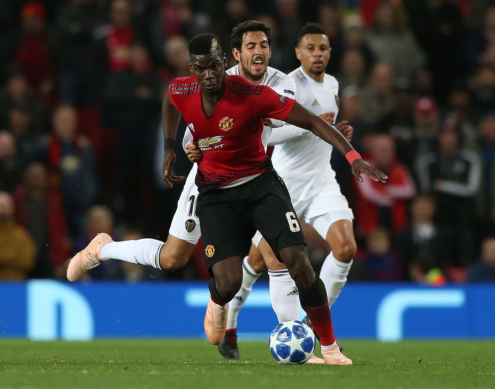 El Manchester United-Valencia, en imágenes