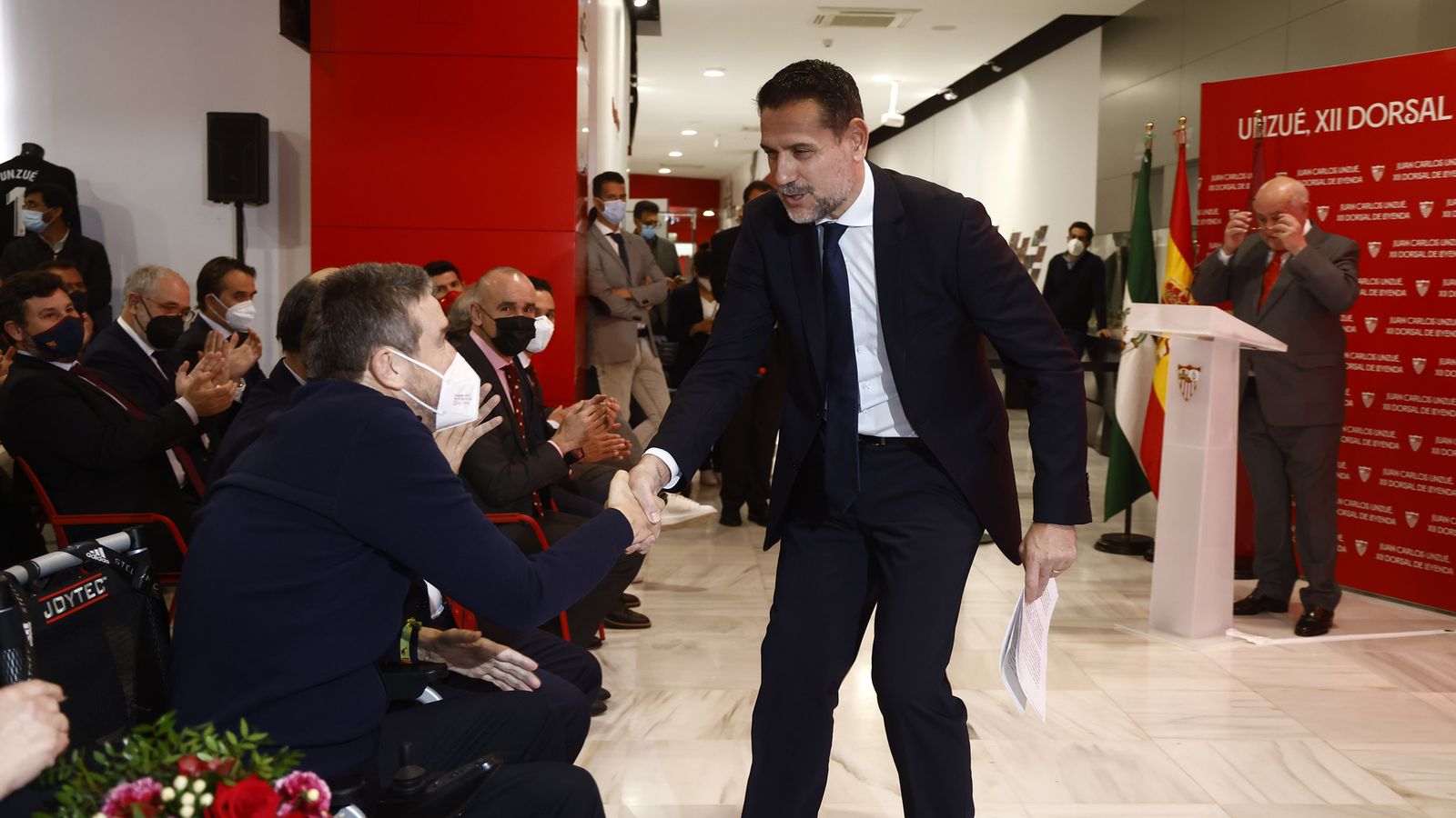 Las imágenes de Juan Carlos Unzué, Dorsal de Leyenda del Sevilla fc