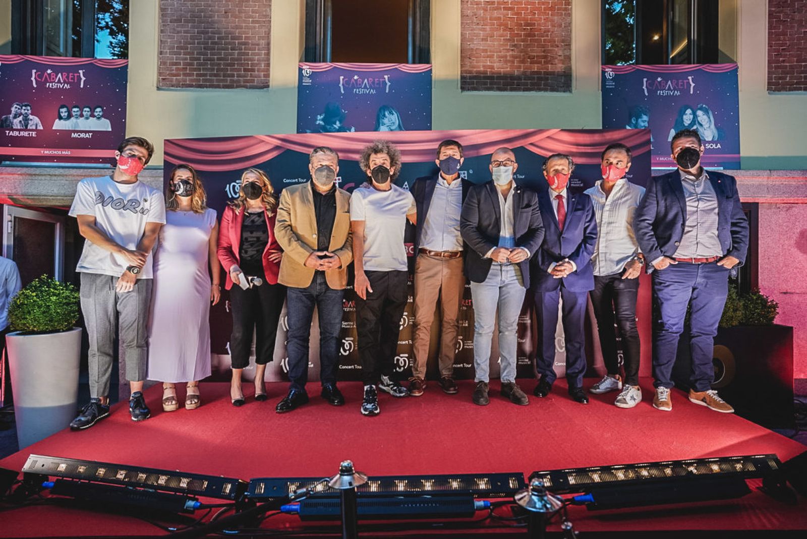 Diego Cruz en Madrid en la presentación de la gira de Cabaret Festival.