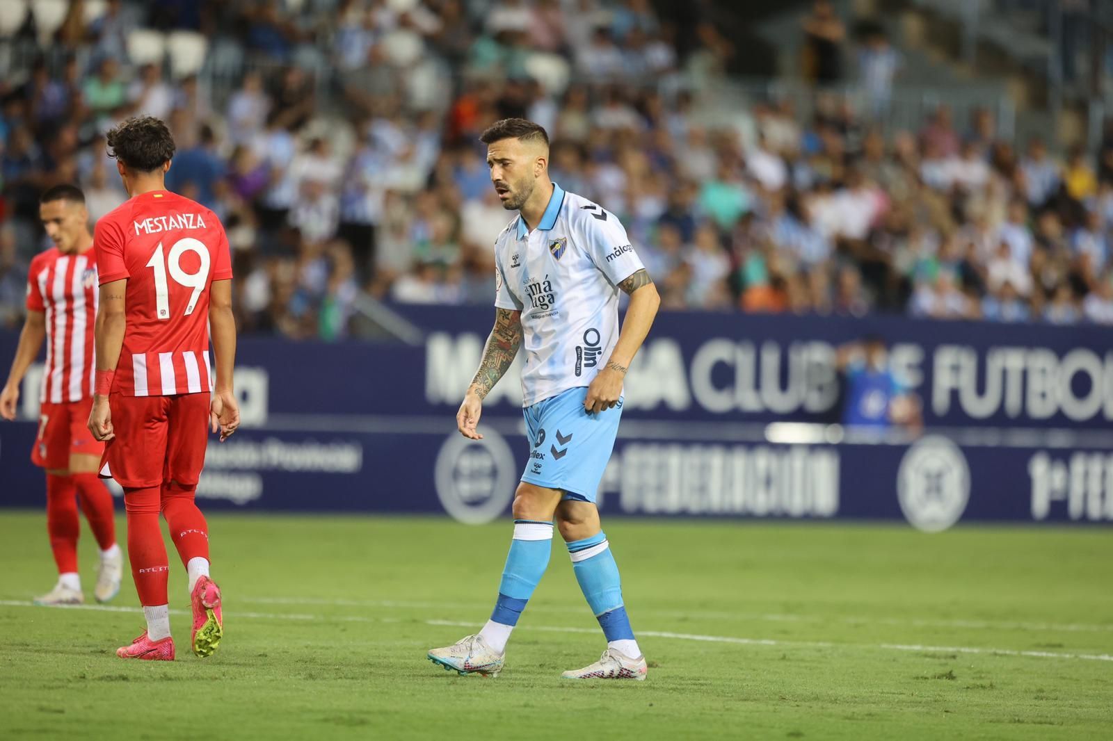 El Málaga CF-Atlético de Madrid B, en fotos