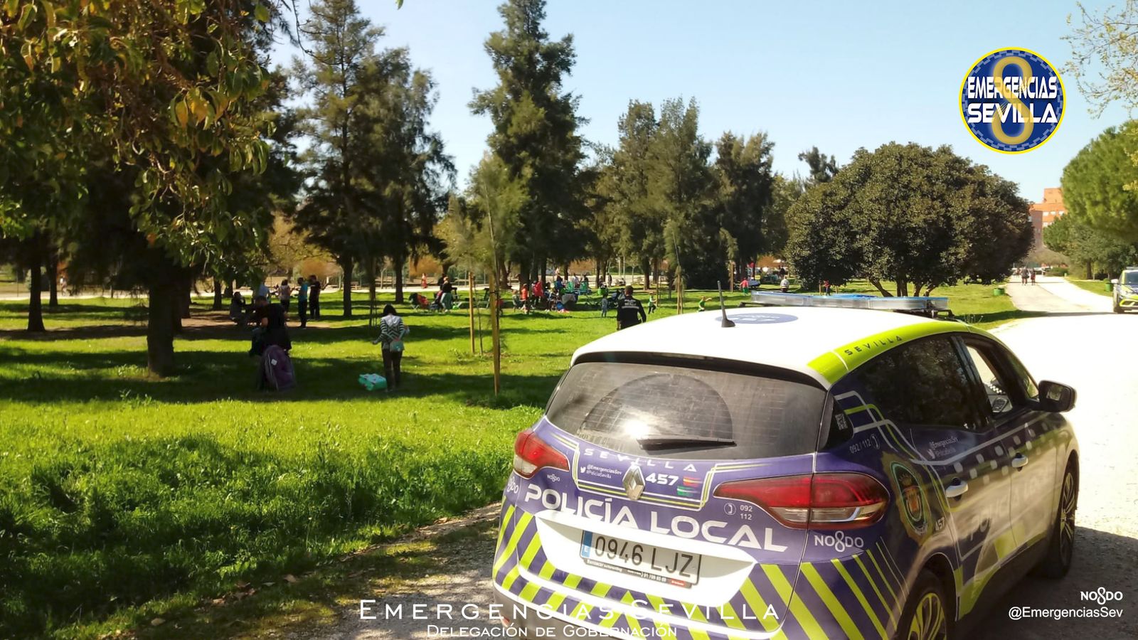 Muchas personas se han acercado a los parques aprovechando el buen tiempo.