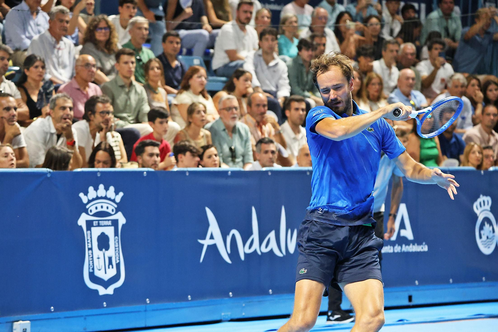 Imágenes de la final masculina de la Copa del Rey de tenis entre Daniil Medvedev y Alejandro Davidovich