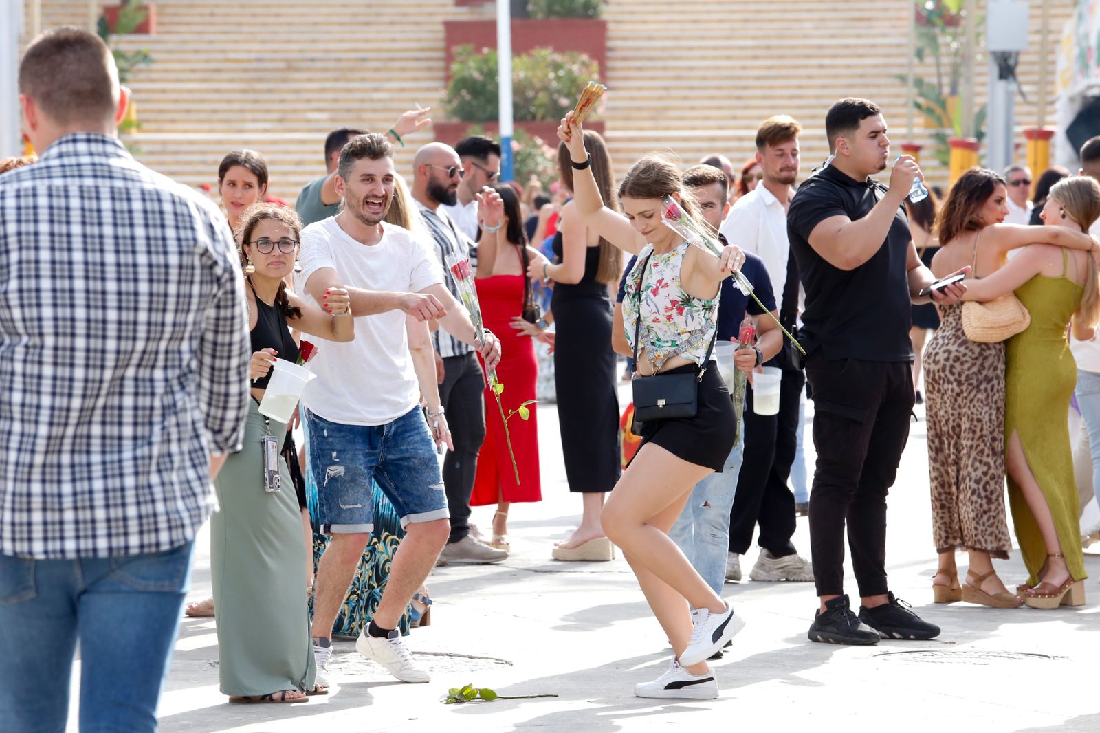 Ambiente en el miércoles festivo de la Feria Real de Algeciras