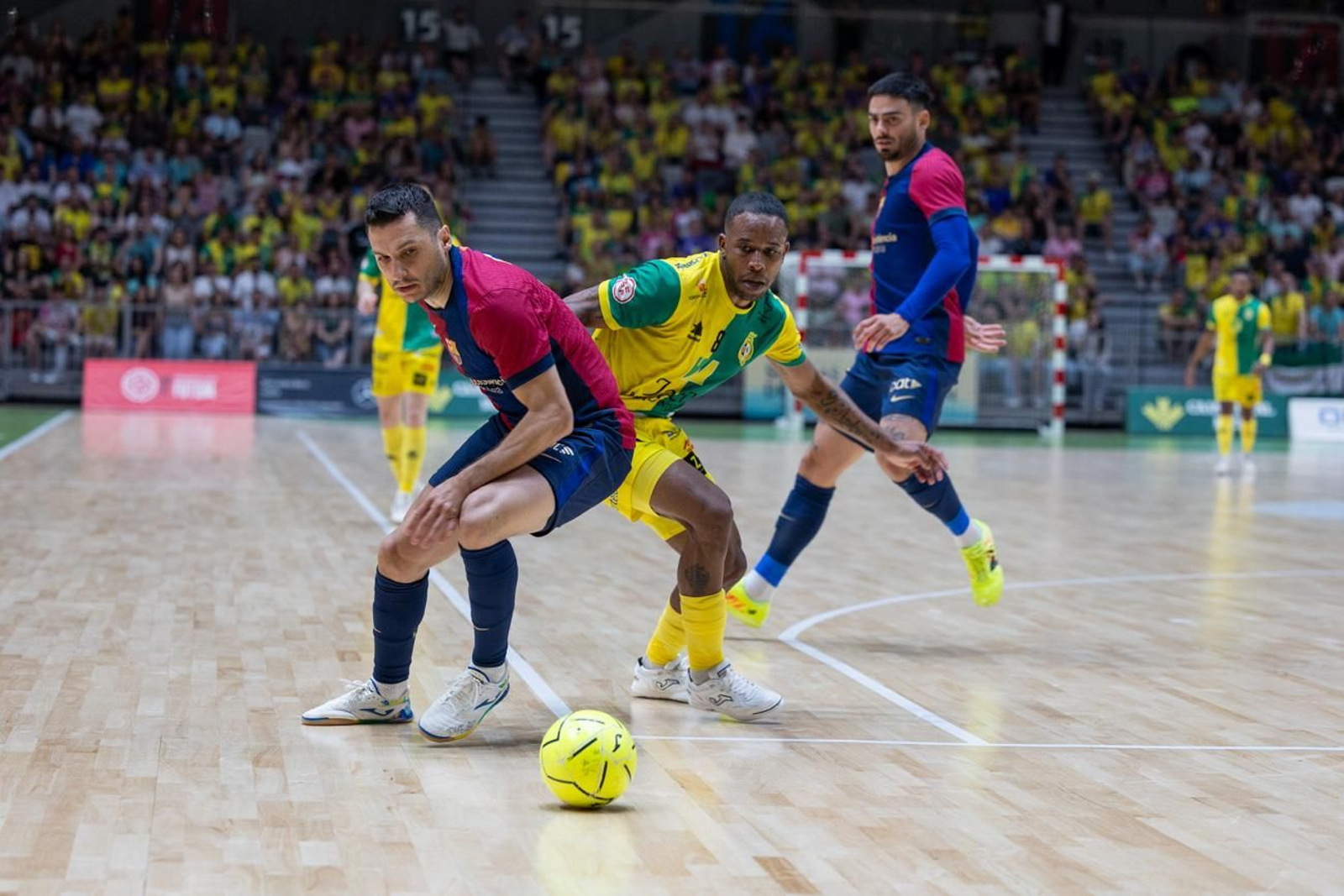El triunfo del Barça ante el Jaén FS en el Olivo Arena