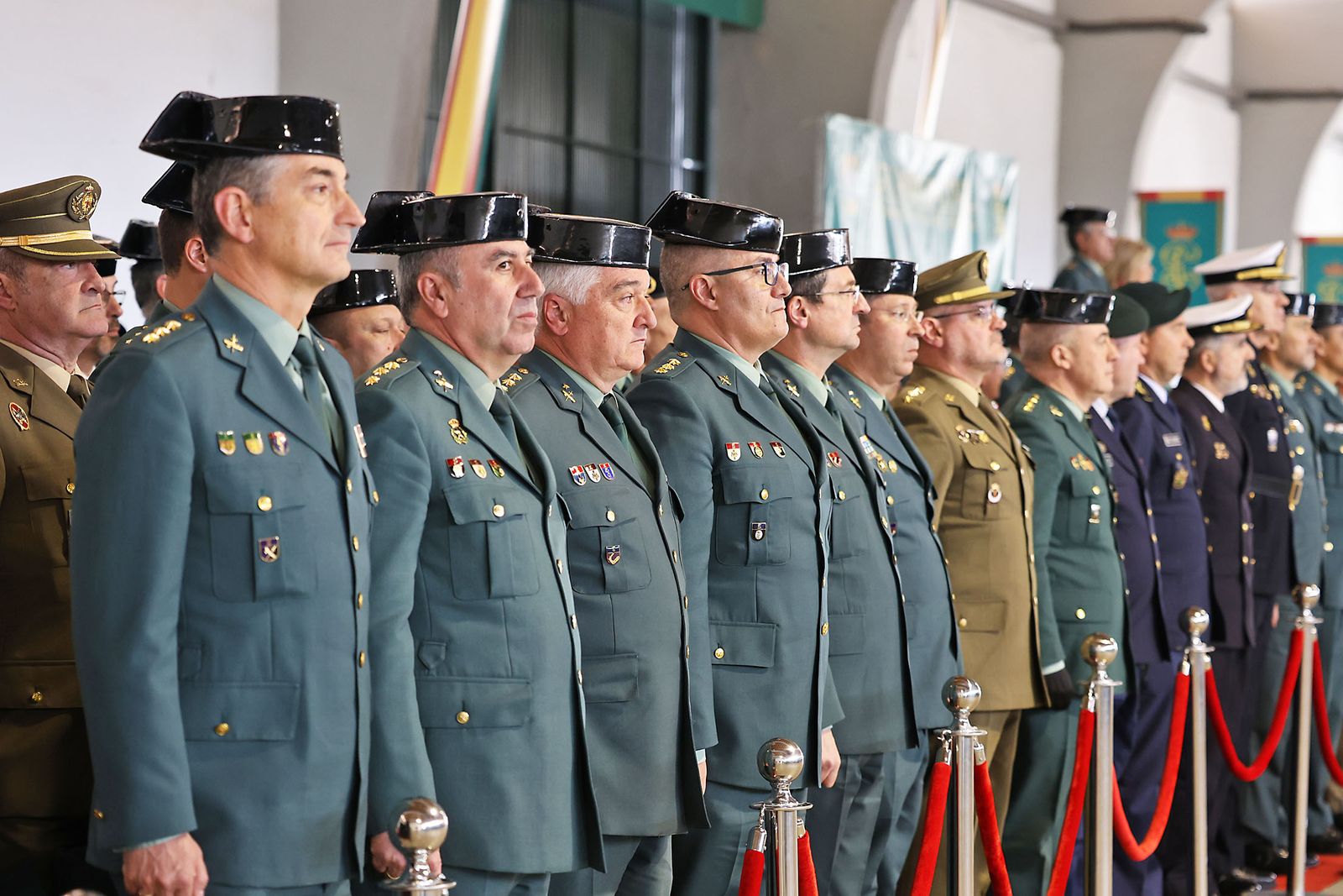 Imágenes de la jura del cargo de Julio Serrano Checa como Jefe de la Comandancia de la Guardia Civil de Huelva