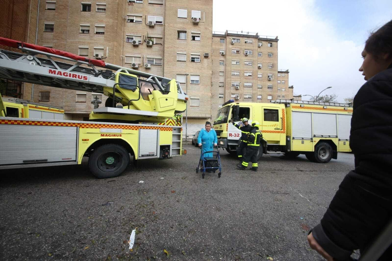 Susto en un bloque de pisos del MOPU