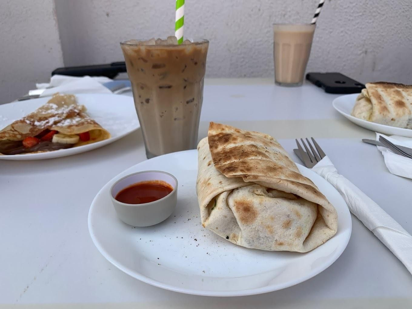 Desayuno de Great day coffee, en Rota.