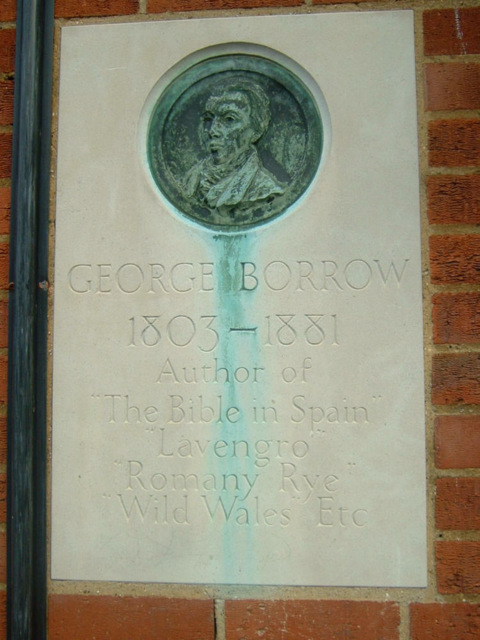 Placa a Borrow en Willow Lane.