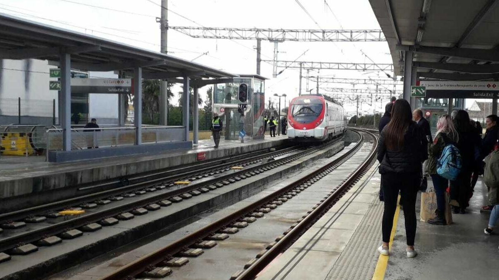 La estación de El Puerto de Santa María.