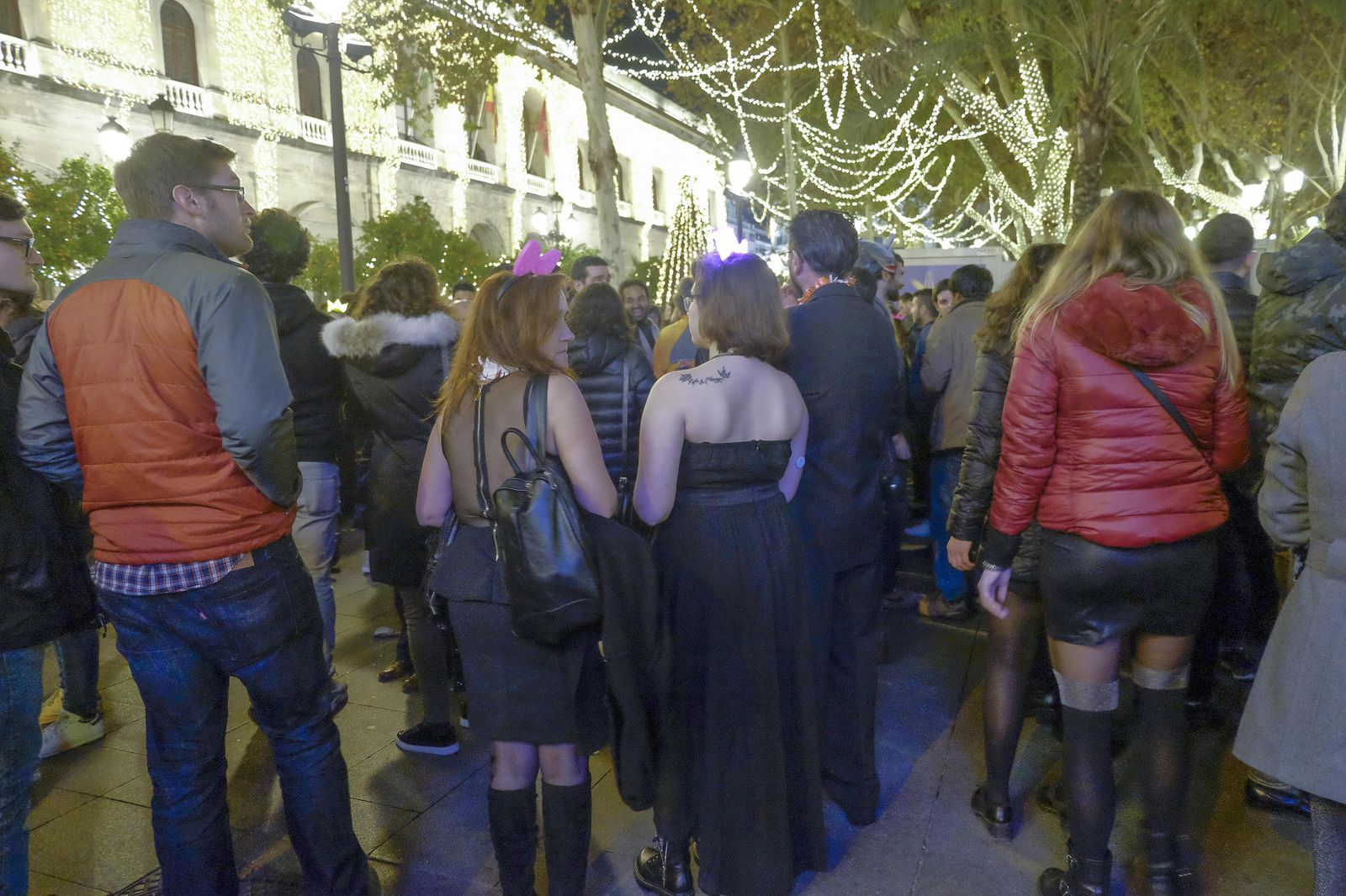 Las imágenes de la Nochevieja en Sevilla