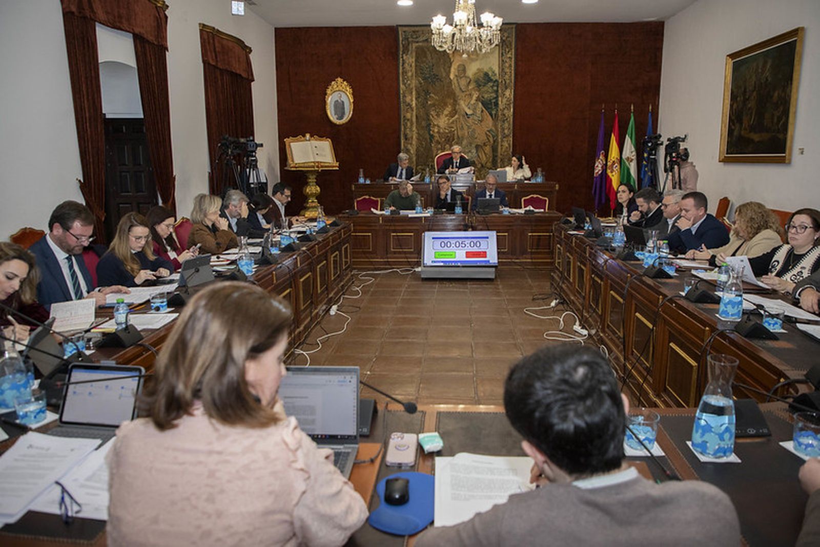 Sesión plenaria de la Diputación de Córdoba del pasado mes de febrero.