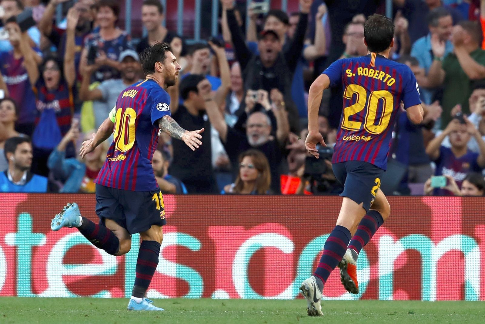 Las imágenes del Barcelona-PSV