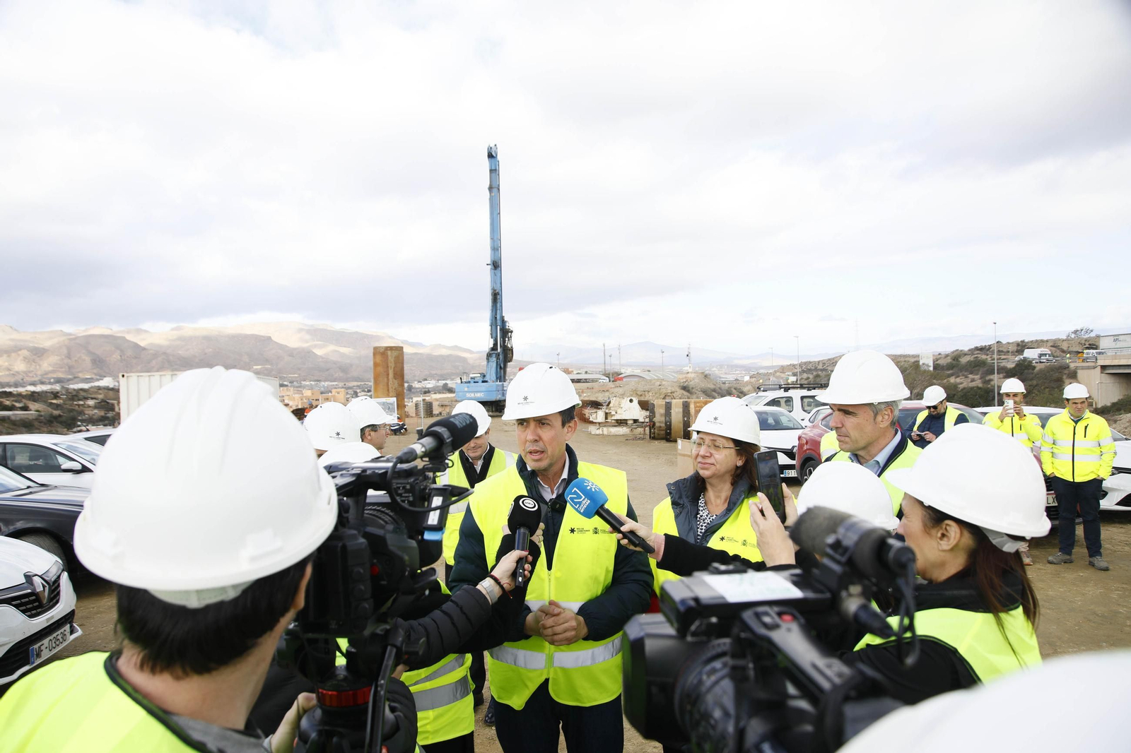 Remodelación del enlace de las autovías A-7 y A-92, en imágenes