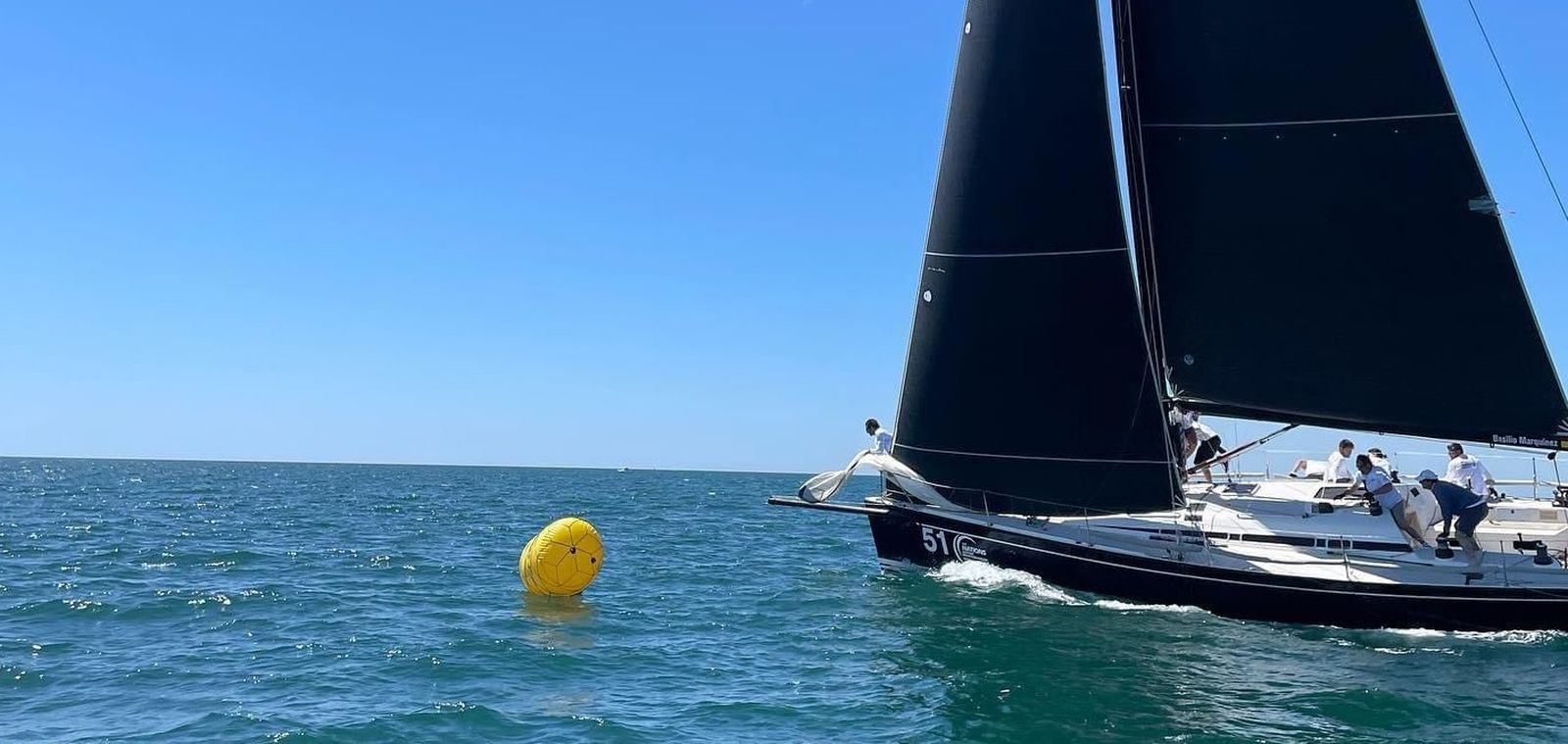 Un momento de una de las pruebas anteriores de la competición de regata.