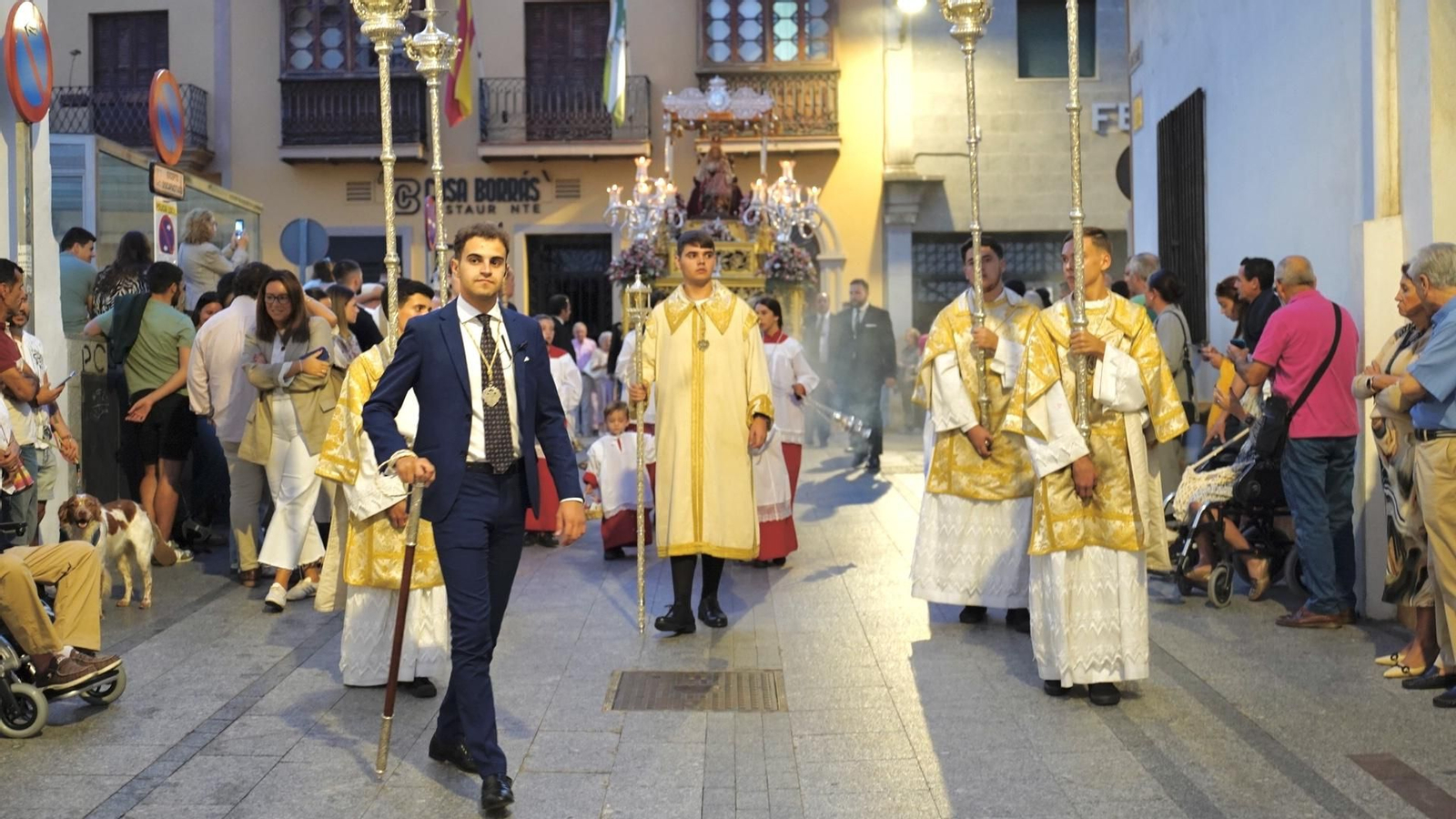Fotografias de la procesión de la Virgen de Europa por las calles de Algeciras