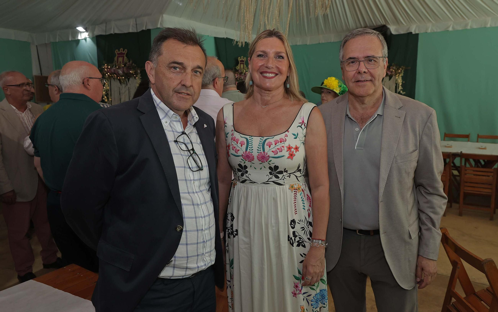 Fotos de la copa de autoridades en la caseta municipal de la Feria Real de Algeciras 2025