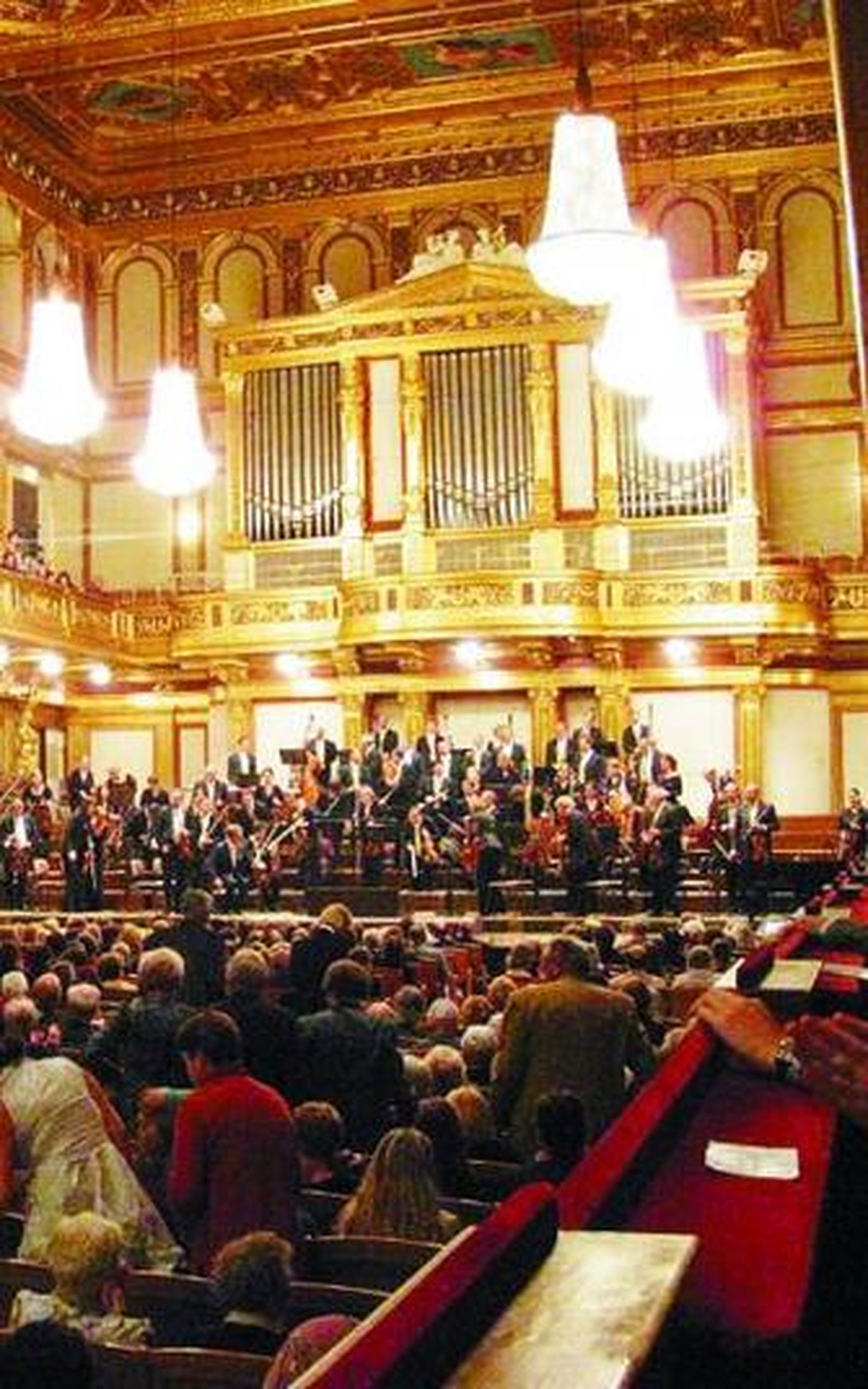 El Musikverein, escenario del tradicional concierto de Año Nuevo.