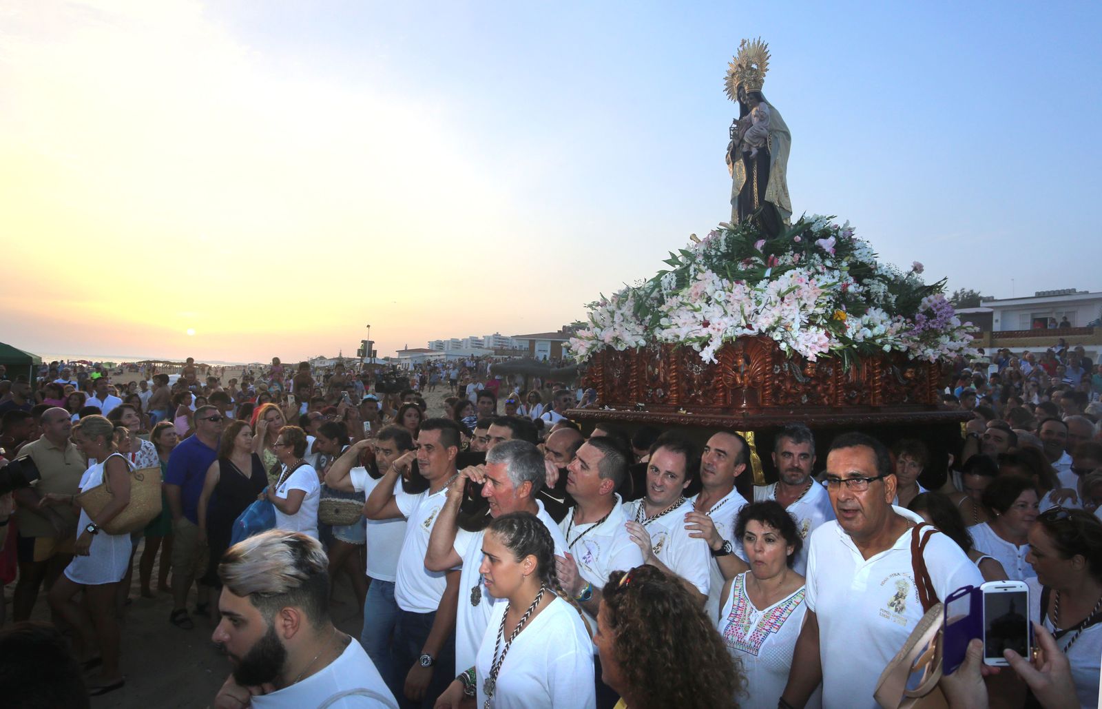 Procesión de la Virgen del Carmen en Punta Umbría