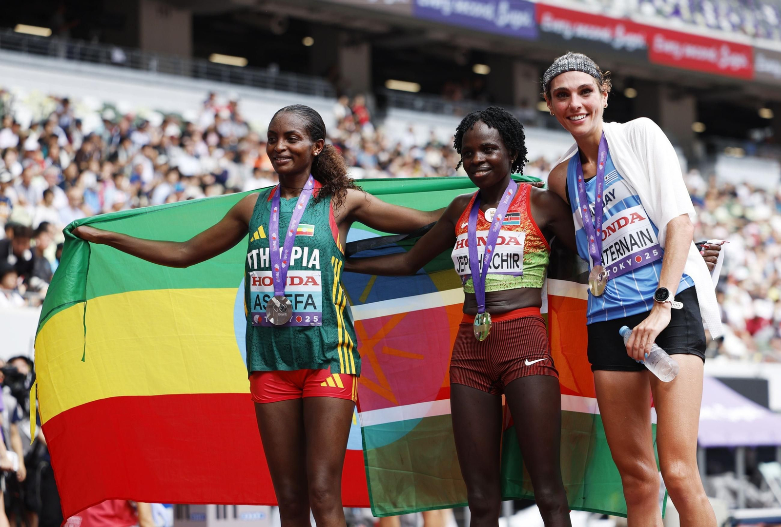 Las mejores imágenes del triunfo de Seville en 100 metros y del resto del Mundial de atletismo