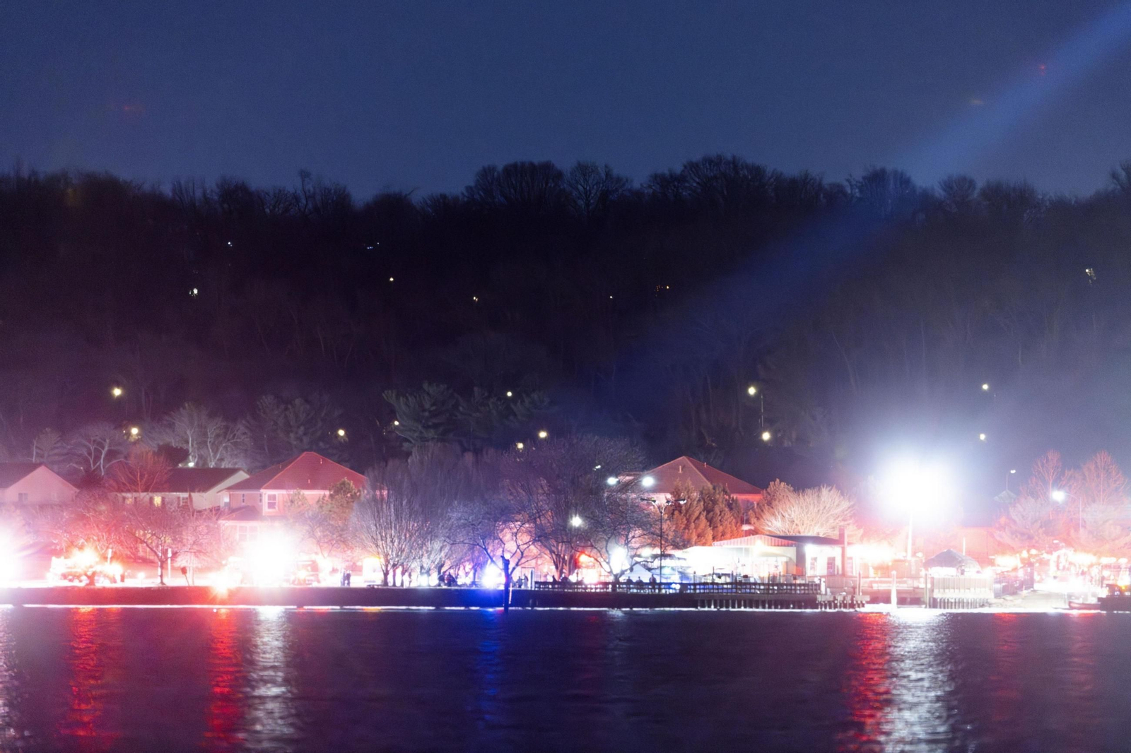 Las imágenes del accidente de avión en Washington