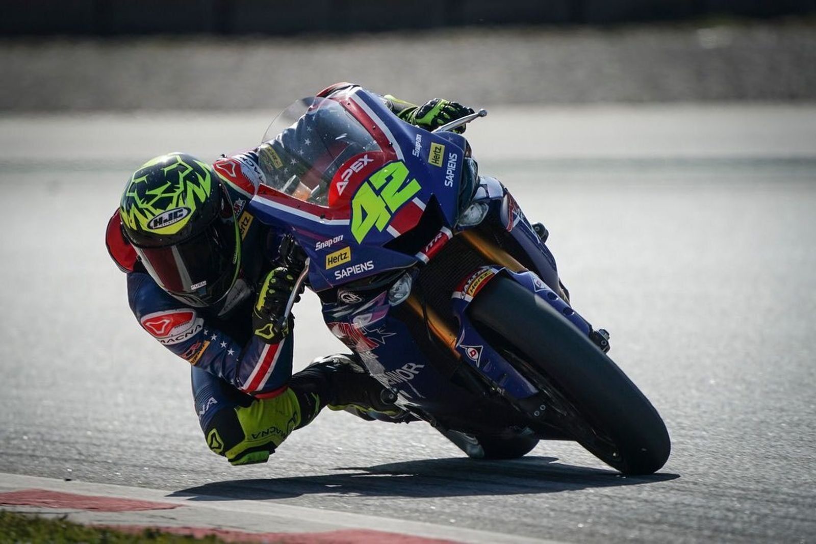 El conileño Marcos Ramírez, rodando en Montmeló hace unos días.