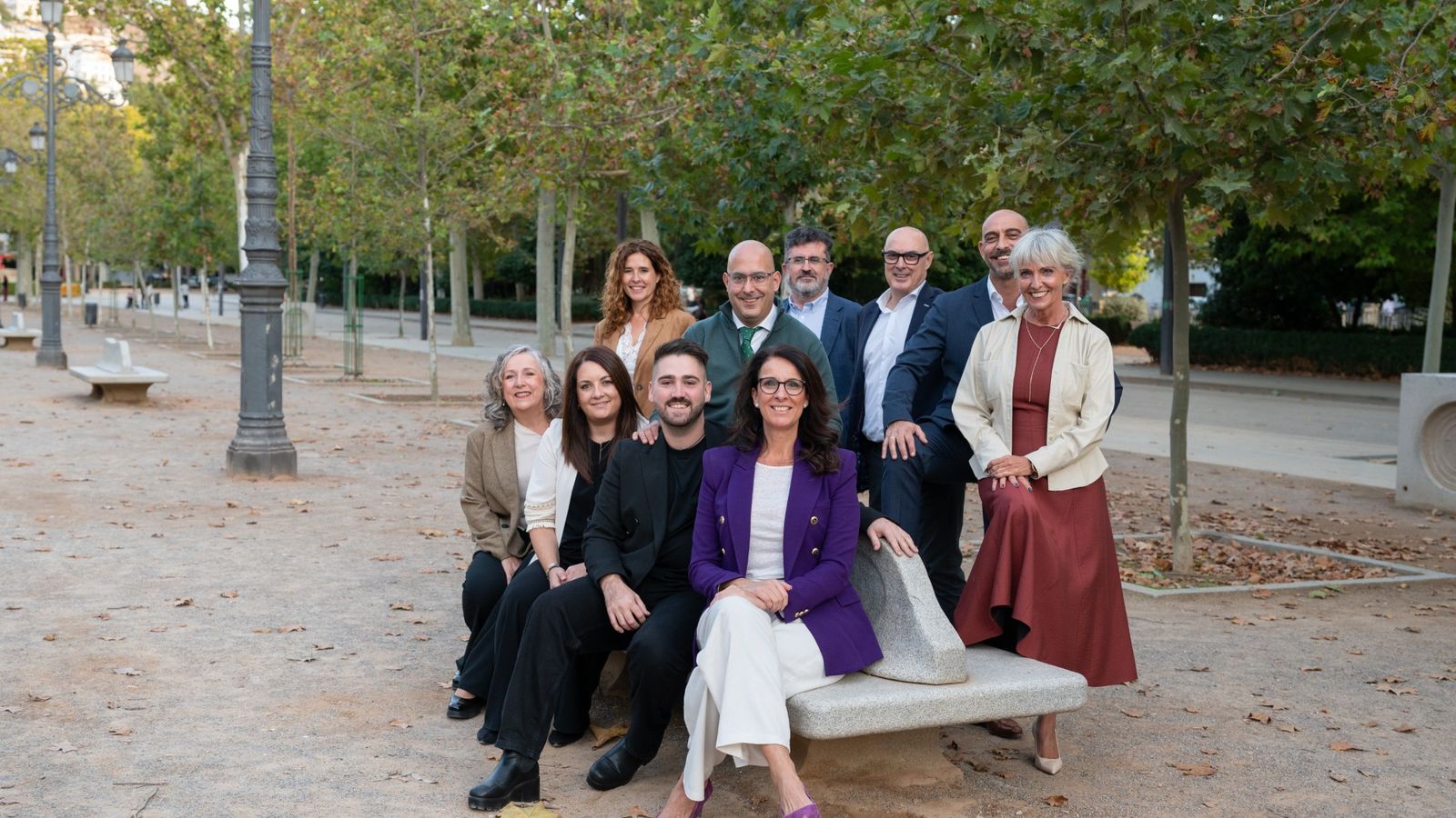 Equipo con el que ha concurrido a las elecciones y que le acompañará en el decanato durante los próximos cuatro años.