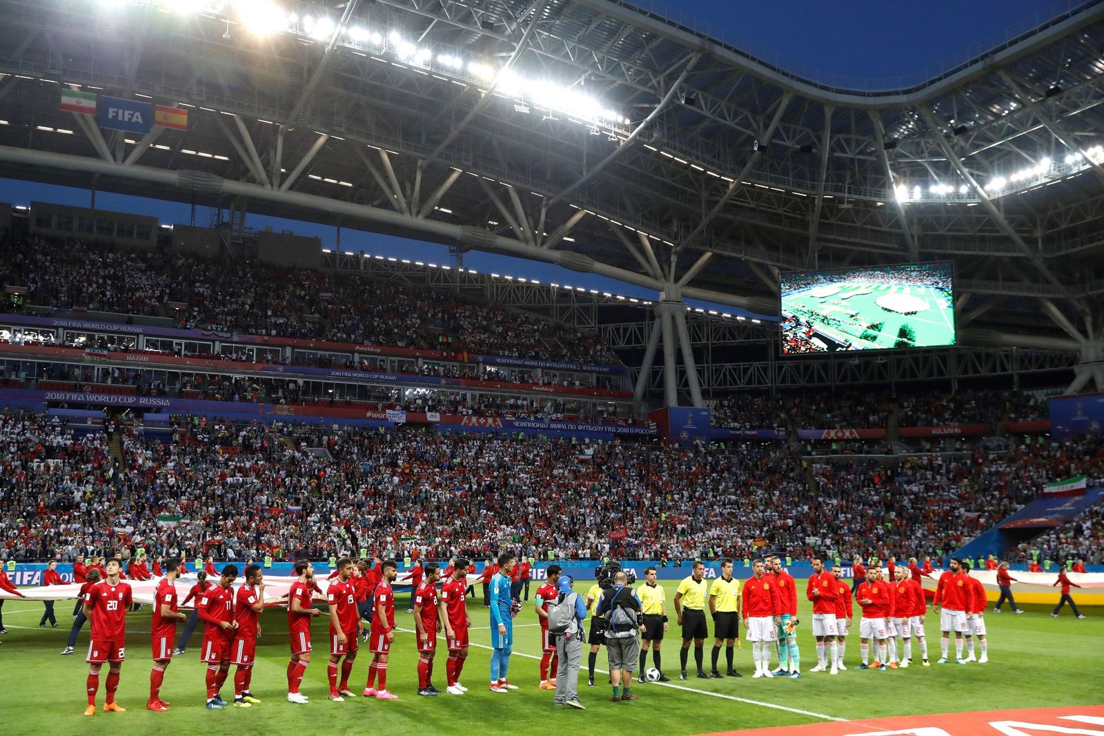 Las imágenes del Irán-España