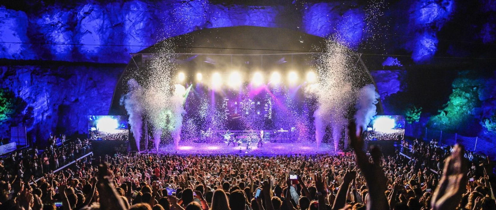 El escenario principal del festival Starlite.