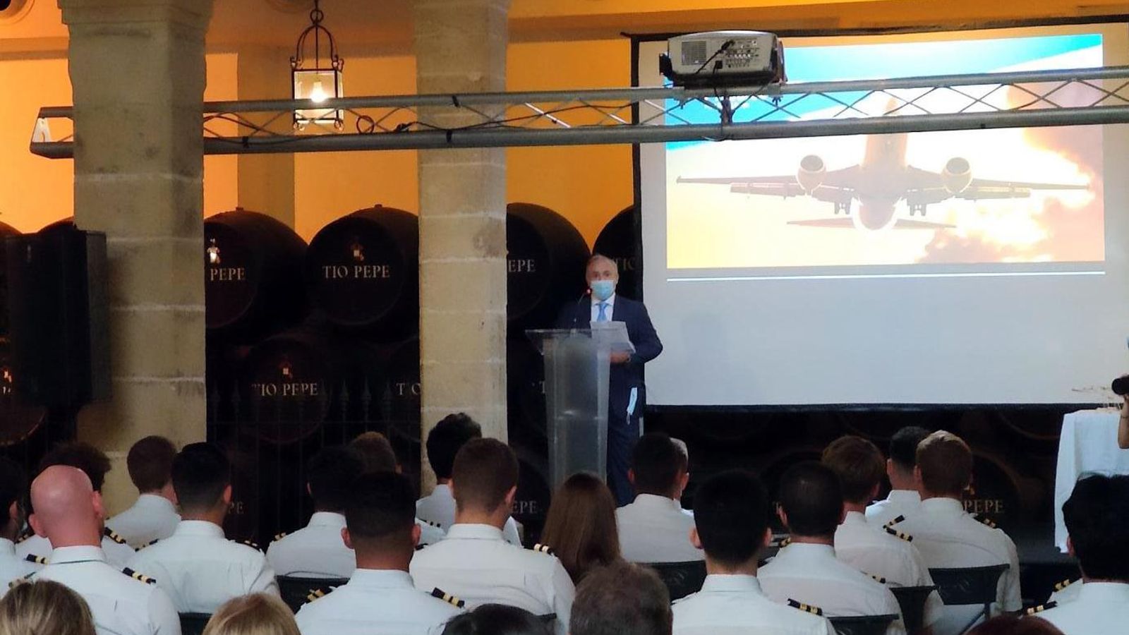 Óscar Sordo, CEO, durante su discurso.