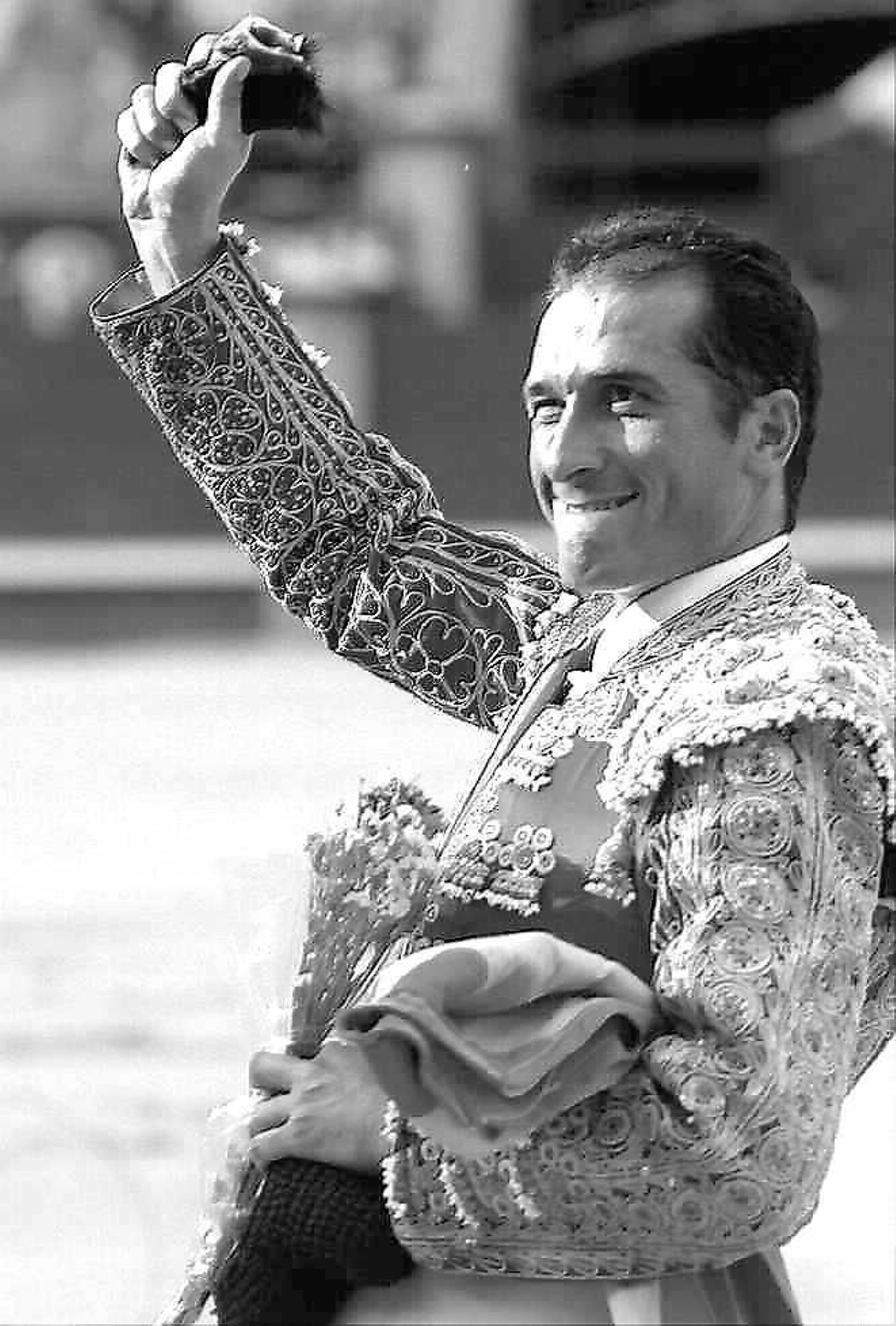 Imagen del diestro tras una de sus faenas.