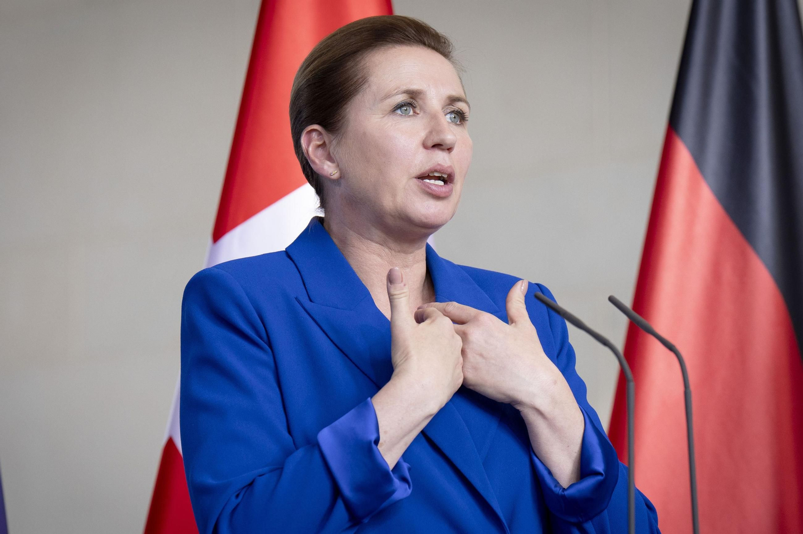 Mette Frederiksen, primer ministra de Dinamarca.