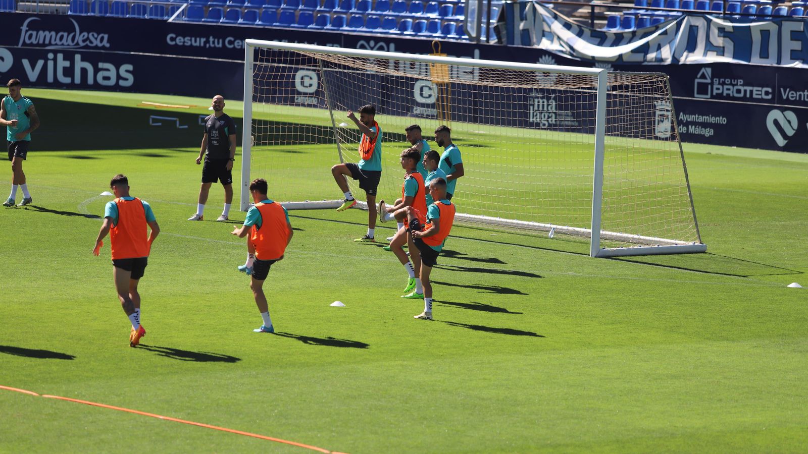 Las fotos del último entrenamiento del Málaga de la temporada
