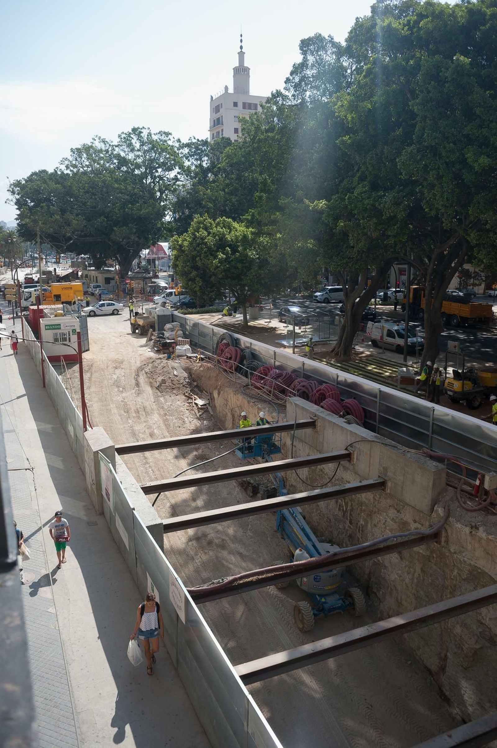 Fotos de los últimos detalles de la obra de la nueva Alameda