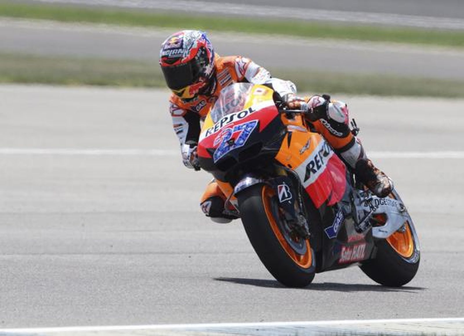 Stoner durante la carrera.

Foto: efe