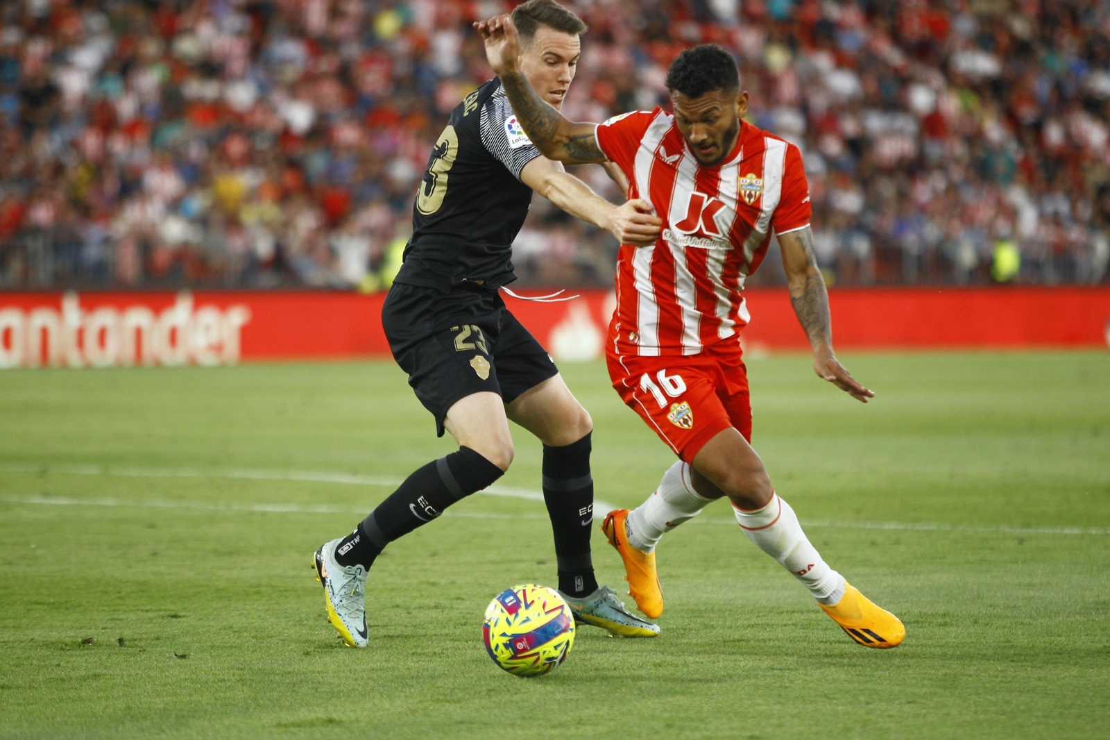 Imágenes del partido U.D. Almería-Elche C.F.