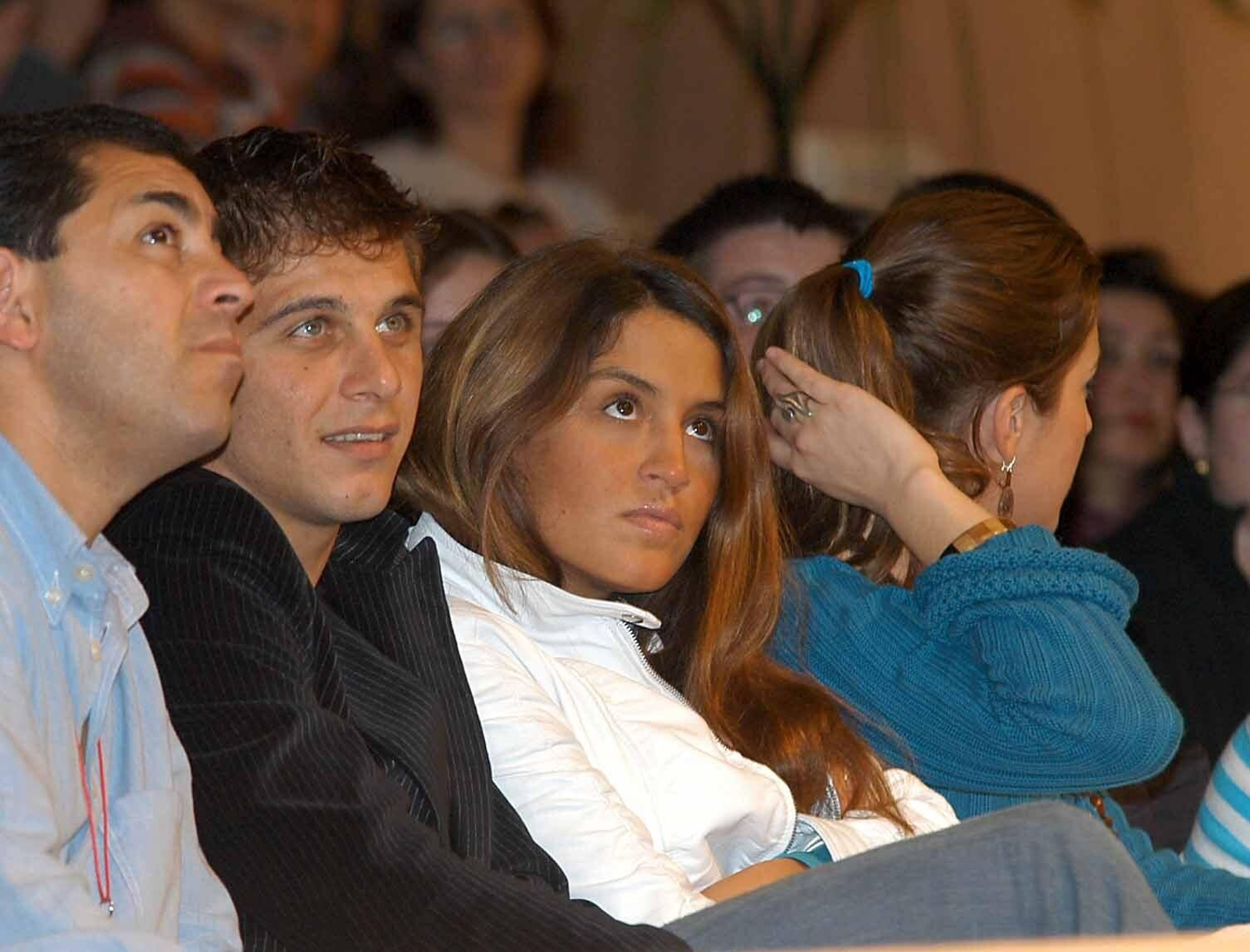 Joaquín y Susana Saborido en un desfile de moda en Sevila en el año 2004