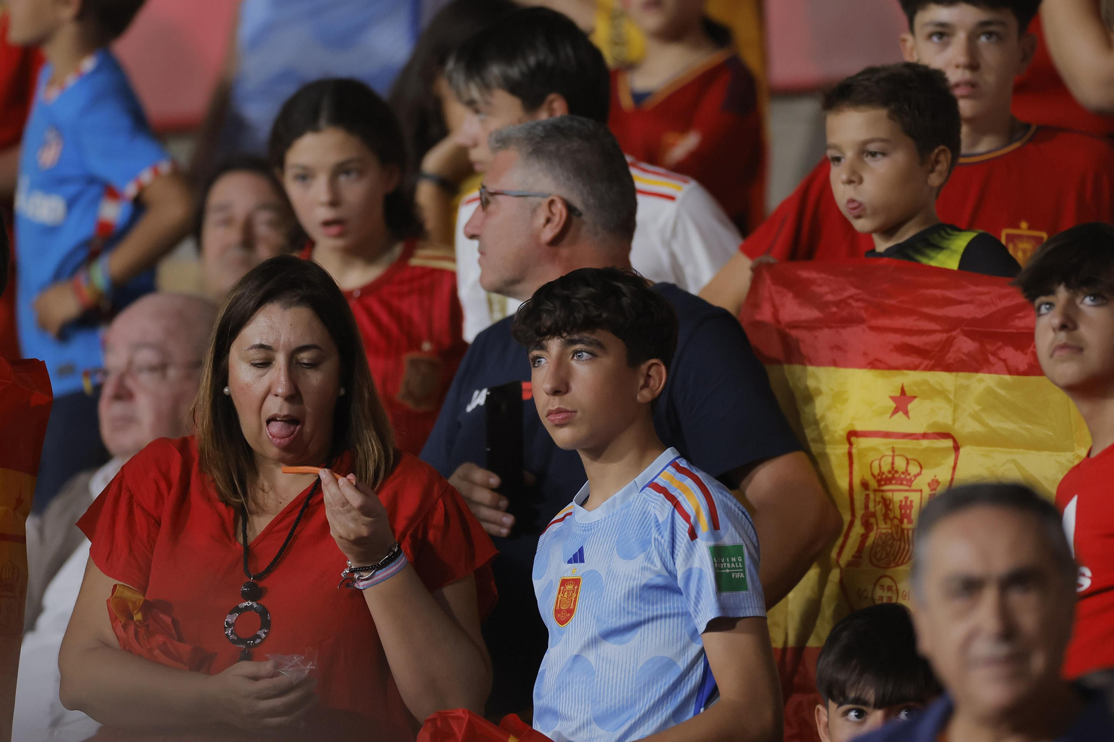 Búscate en las fotos del España-Escocia