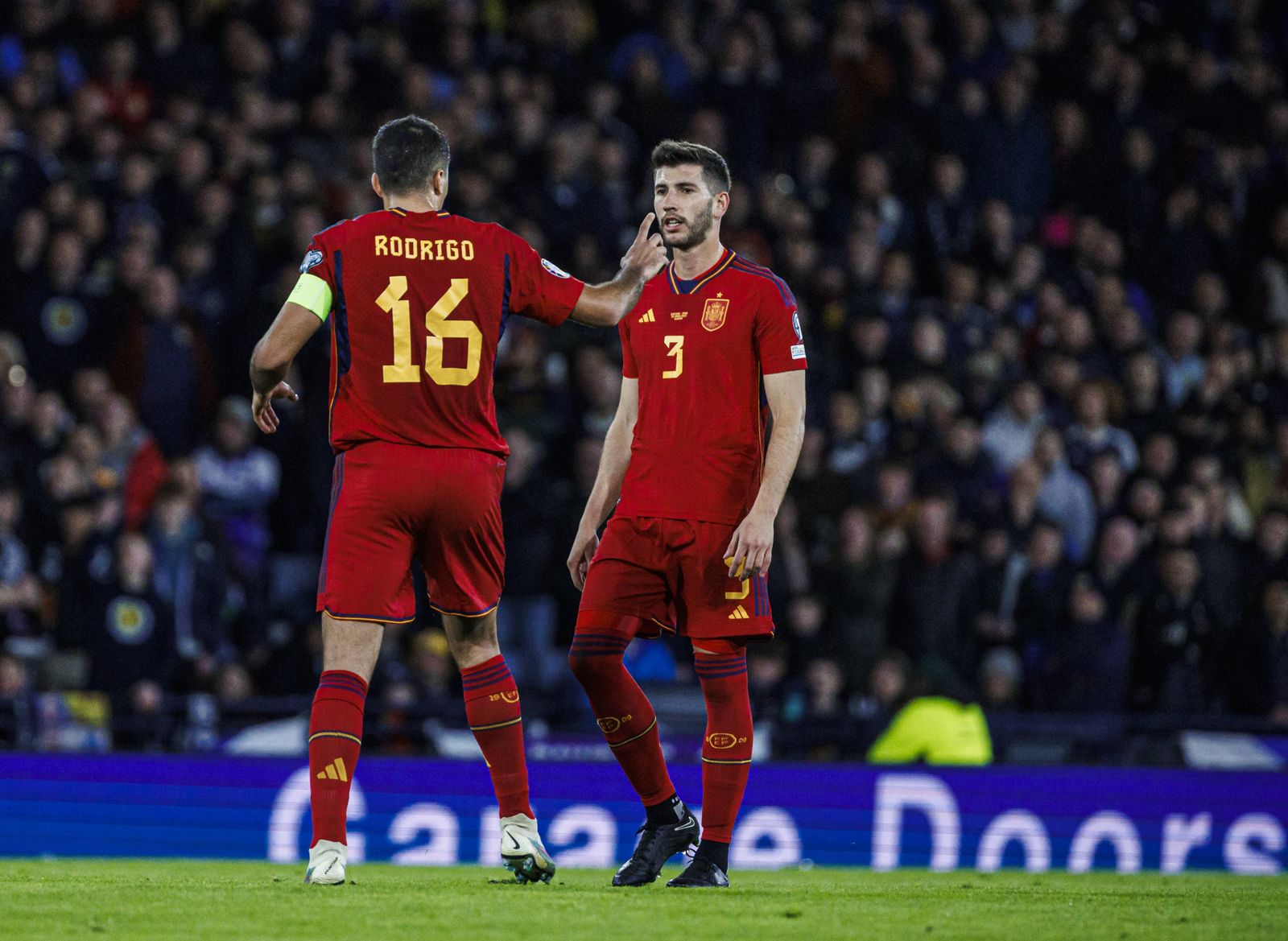 Las fotos del Escocia - España