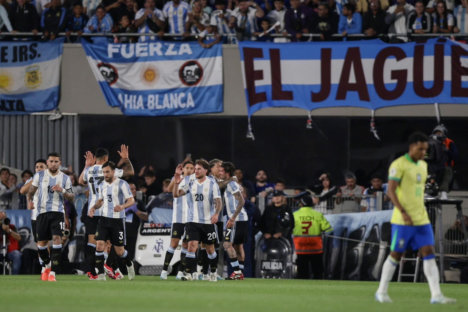 Las fotos del Argentina - Brasil