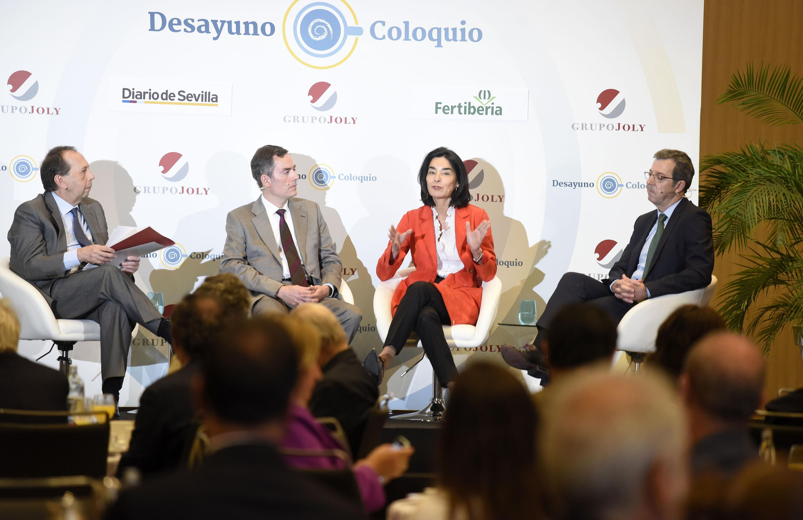 José Ántonio Carrizosa, Jaume Mas, Carmen Ponce y Alfredo Segura