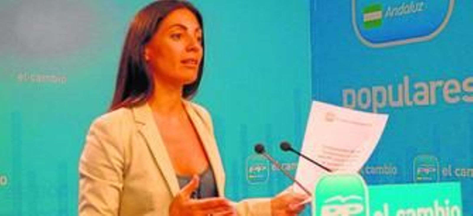 La portavoz del PP-A, Rosario Soto, ayer.