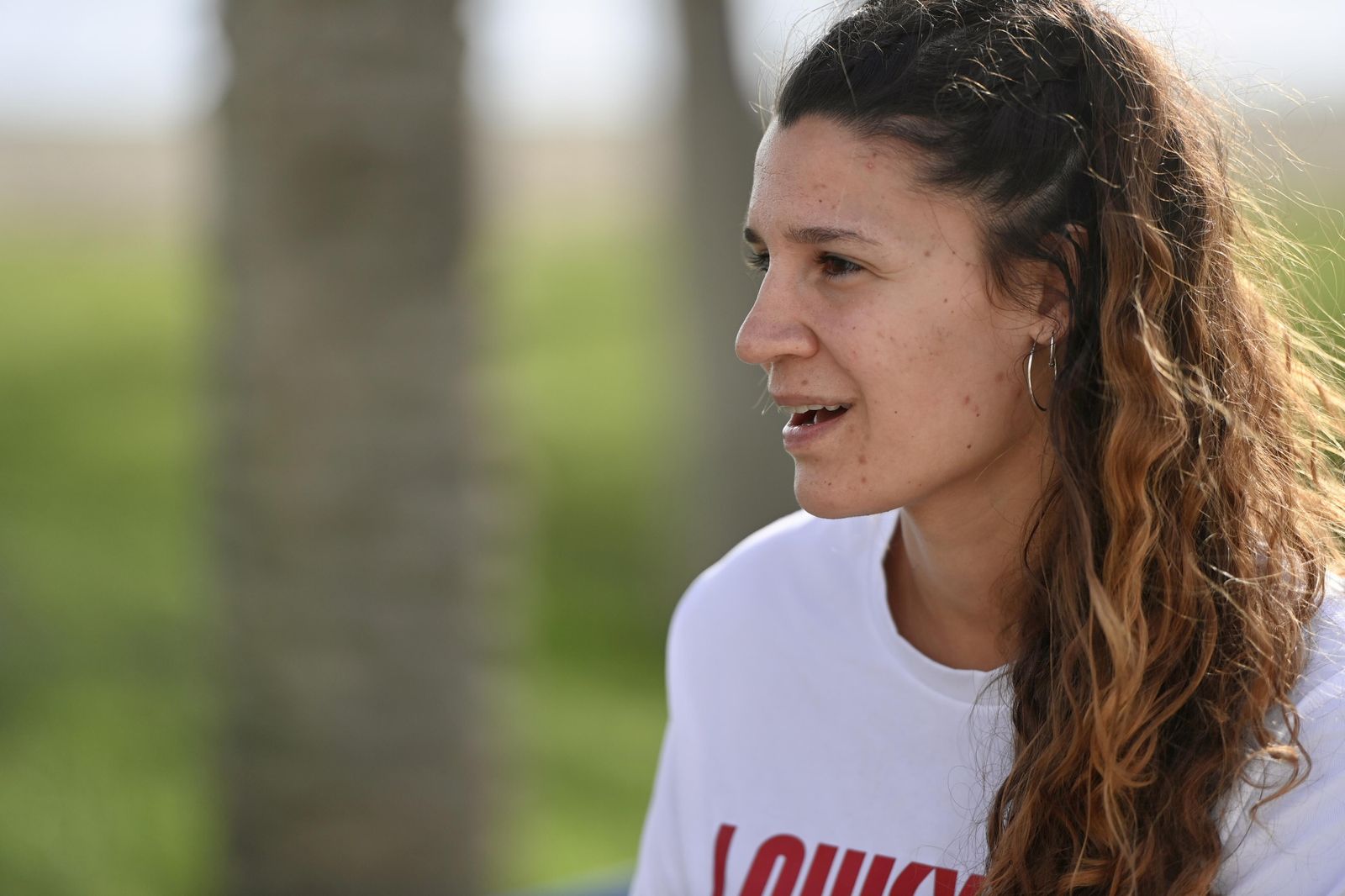 Raquel Lázaro, jugadora malagueña de voleibol