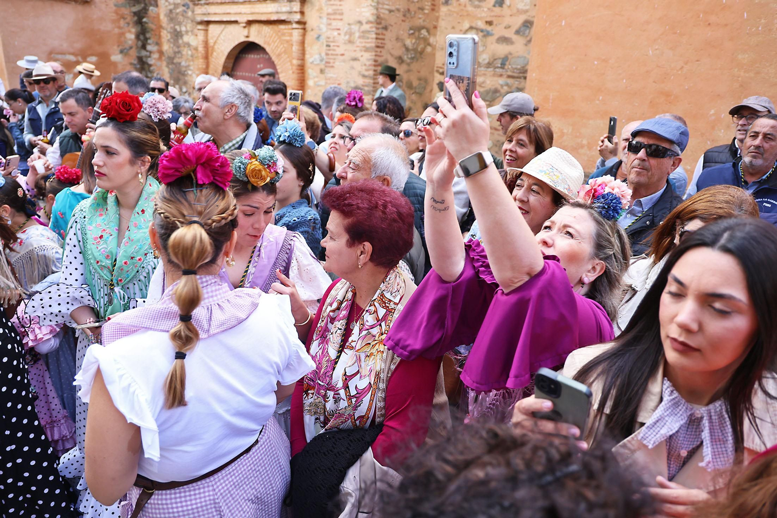 Las imágenes de la romería de San Benito Abad en el Cerro del Andévalo de Huelva