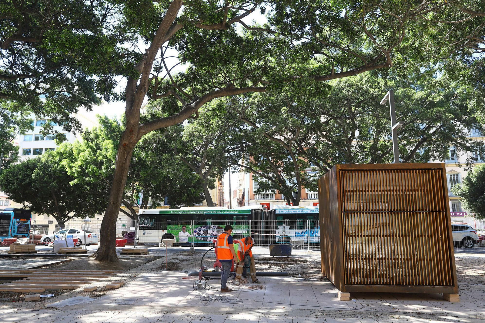 Las fotos de los nuevos puestos de flores de la Alameda