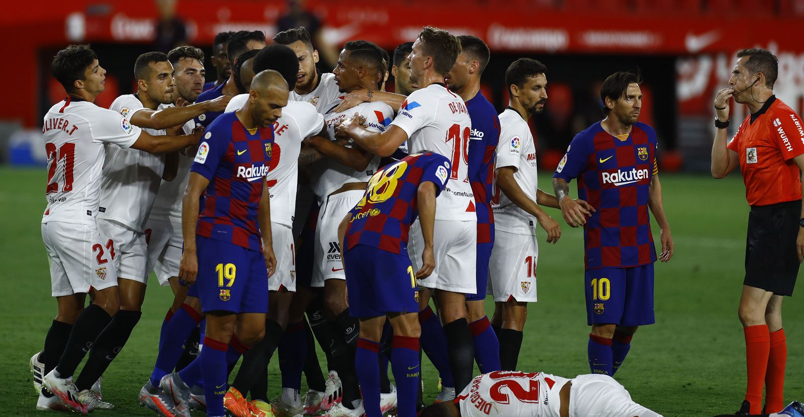 Las imágenes del Sevilla-Barcelona