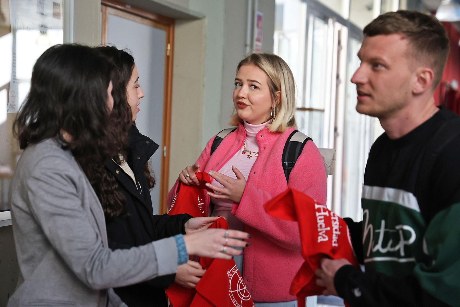 Imágenes de la bienvenida a estudiantes Erasmus de la Universidad de Huelva