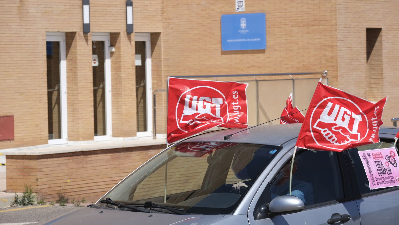 Fotogalería manifestación del Día Internacional del Trabajador. Almería