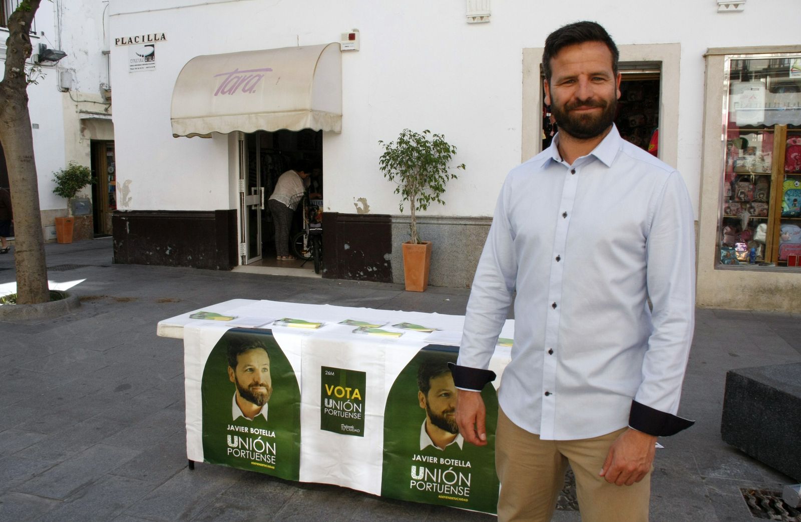 Javier Botella, concejal de Unión Portuense y portavoz del Grupo Mixto.
