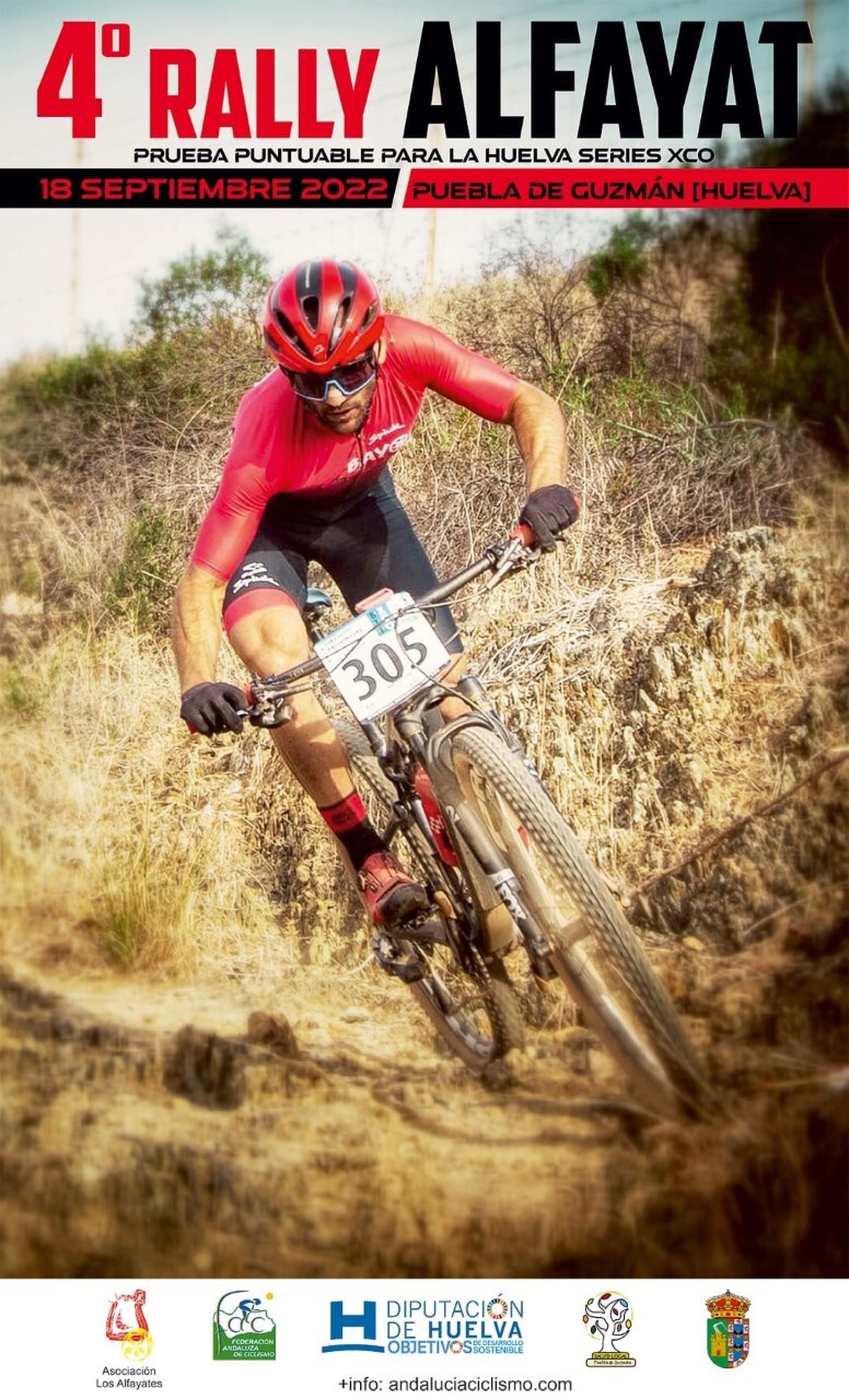 Cartel anunciador de este rally que se disputa en tierras andevaleñas.
